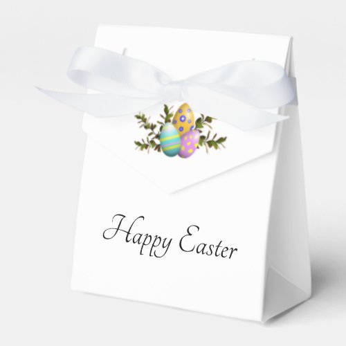 Colorful Decorative Easter Eggs Party  Favor Boxes