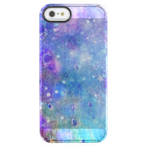 Colorful Deep Space Abstract Background Clear iPhone SE/5/5s Case