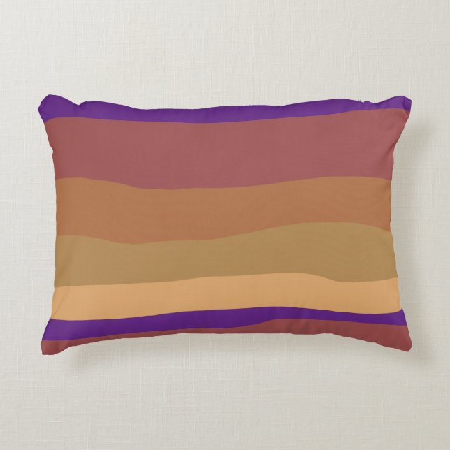 Colorful Desert Accent Pillow (Front)