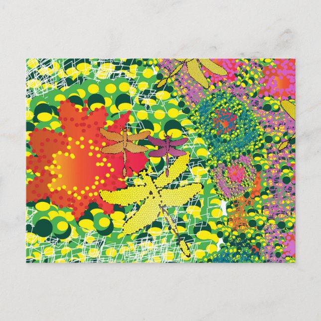 Colorful Desert Postcard (Front)