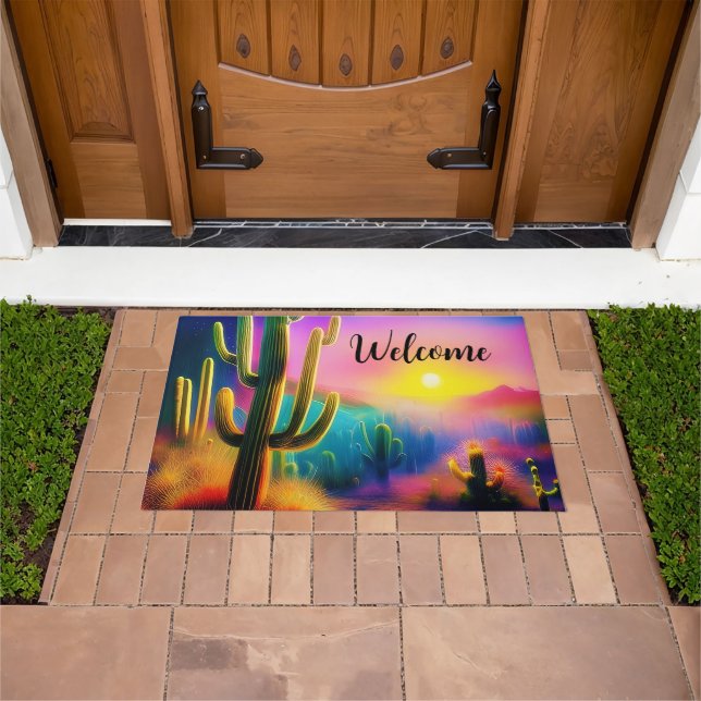 Colorful Desert Sunset Doormat (Outdoor)