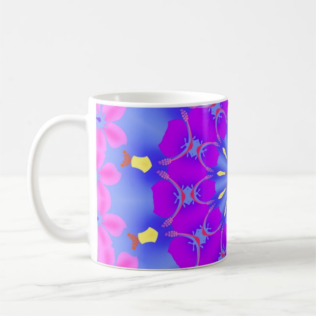 Colorful Design Abstract Artwork Coffee Mug Cup (Left)