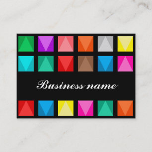 Colorful design business card