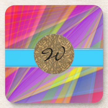 Colorful Design Cork Coasters Template by Dmargie1029 at Zazzle