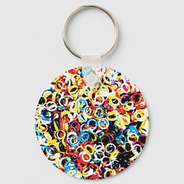 Colorful design keychain (Front)