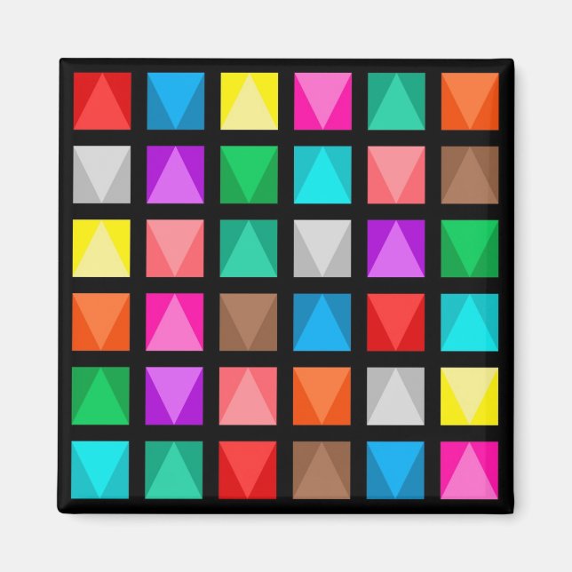 Colorful design magnet (Front)