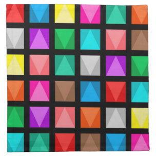 Colorful design napkin