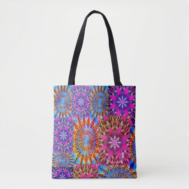 Colorful Design Tote Bag (Front)
