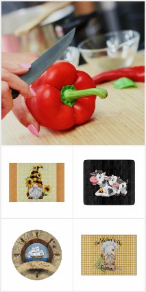 Colorful Designed Kitchen Cutting Boards