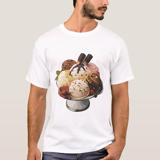 Colorful Dessert Graphic Tee (Front)