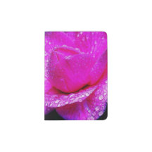 Colorful Dew Drops After The Rain Passport Book