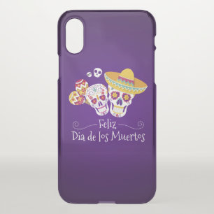 Colorful Dia de los Muertos iPhone X Case