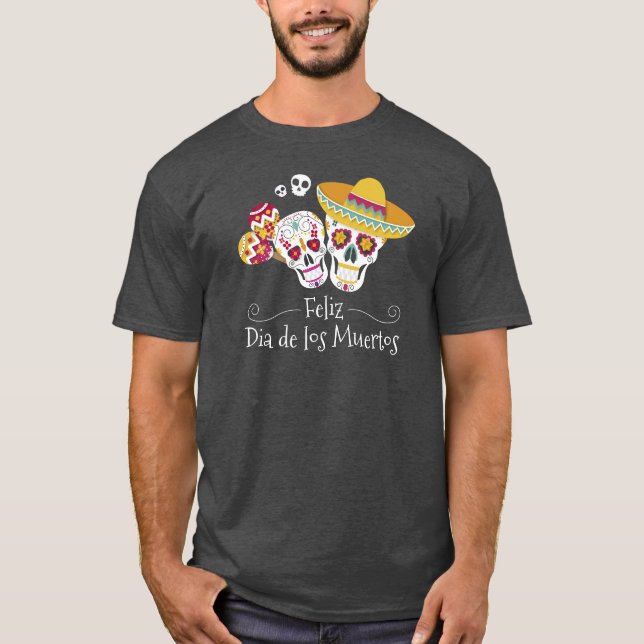 Colorful Dia de Muertos Party | Shirt (Front)