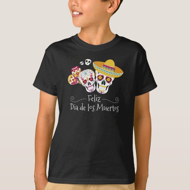Colorful Dia de Muertos Party | Shirt (Front)