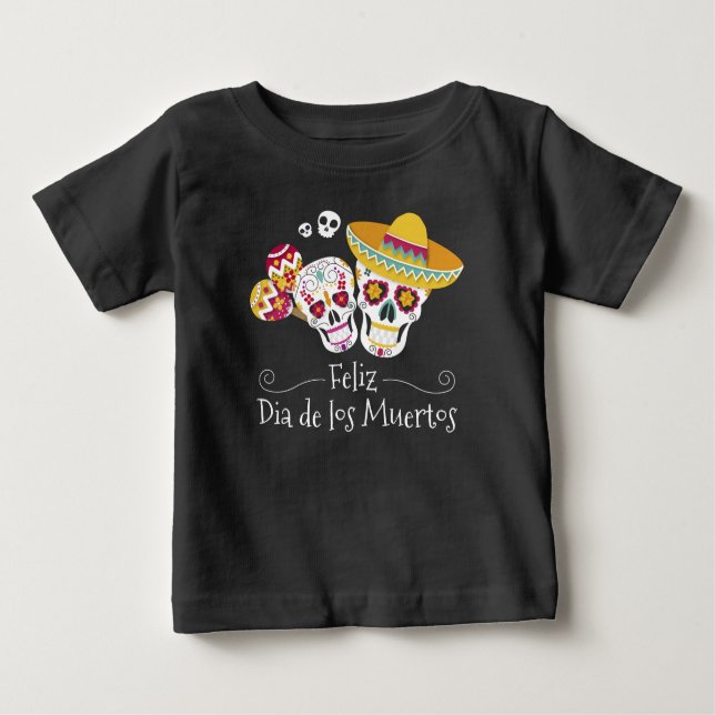 Colorful Dia de Muertos Party | Shirt (Front)