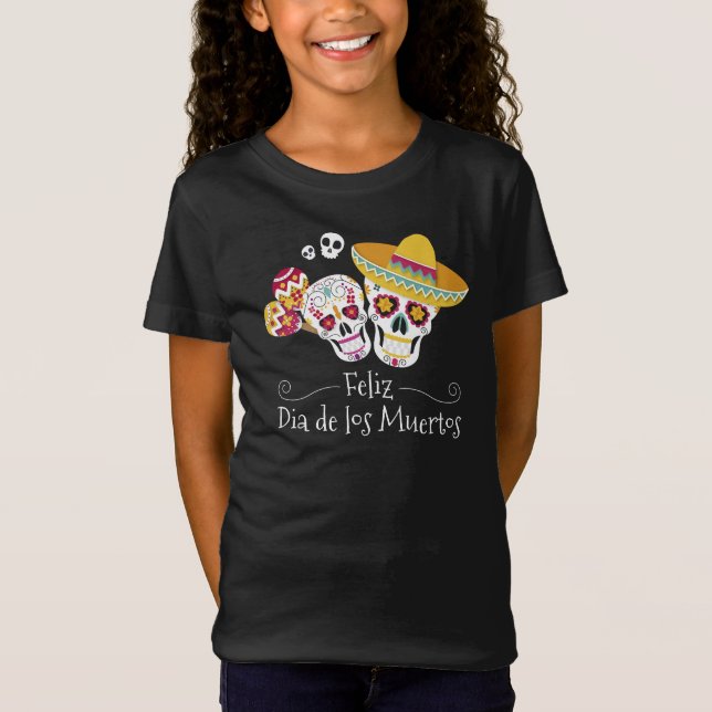 Colorful Dia de Muertos Party | Shirt (Front)