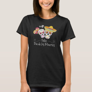 Colorful Dia de Muertos Party   Shirt