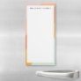 Colorful Diagonal Stripes Retro Sweet Candy Pastel Magnetic Notepad