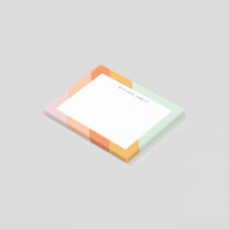 Colorful Diagonal Stripes Retro Sweet Candy Pastel Post-it Notes