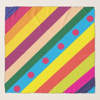 Colorful Diagonal Stripes