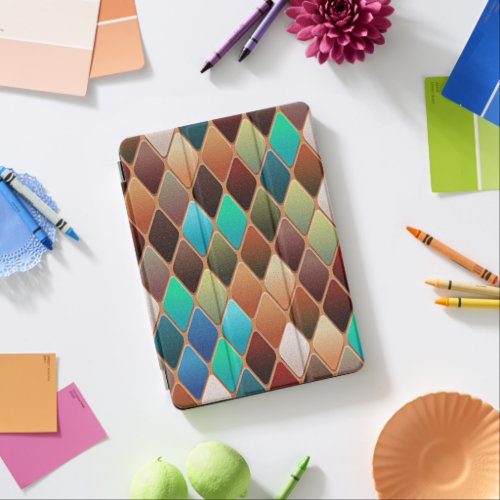 Colorful Diamond Pattern iPad Air Cover