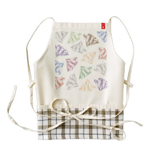 Colorful Diamonds for my sweetheart Zazzle HEART Apron