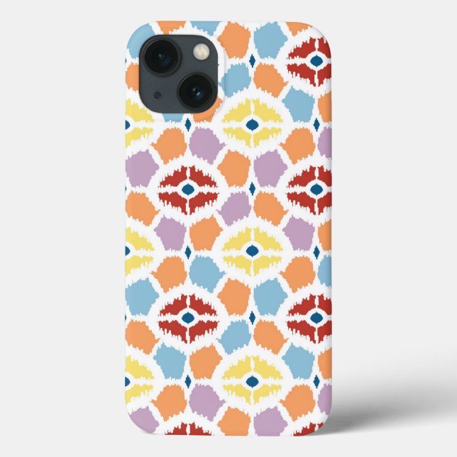 Colorful diamonds ikat geometric Case-Mate iPhone case (Back)