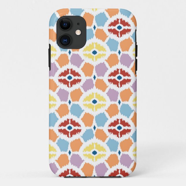 Colorful diamonds ikat geometric Case-Mate iPhone case (Back)