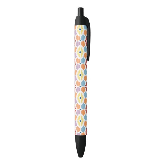 Colorful diamonds ikat geometric pen (Bottom (Vertical))