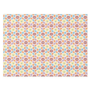 Colorful diamonds ikat geometric tablecloth