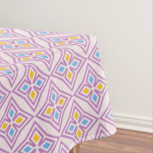 Colorful Diamonds Pattern Tablecloth