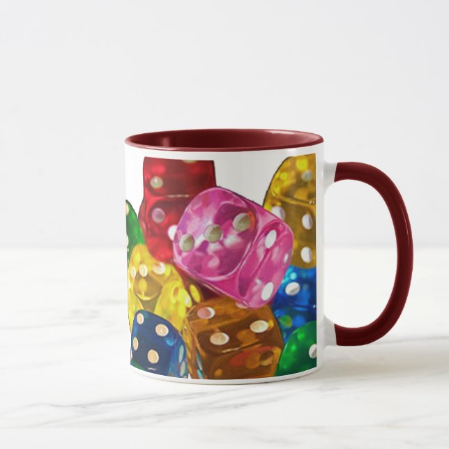 Colorful Dice Mug (Right)
