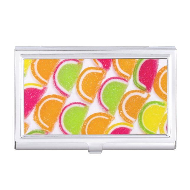 Colorful Different Jelly Candy Business Card Holder (Front)