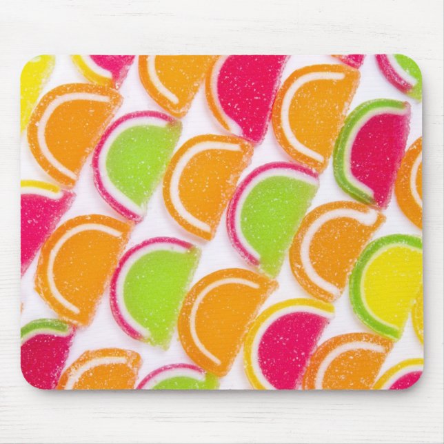 Colorful Different Jelly Candy Mouse Pad (Front)