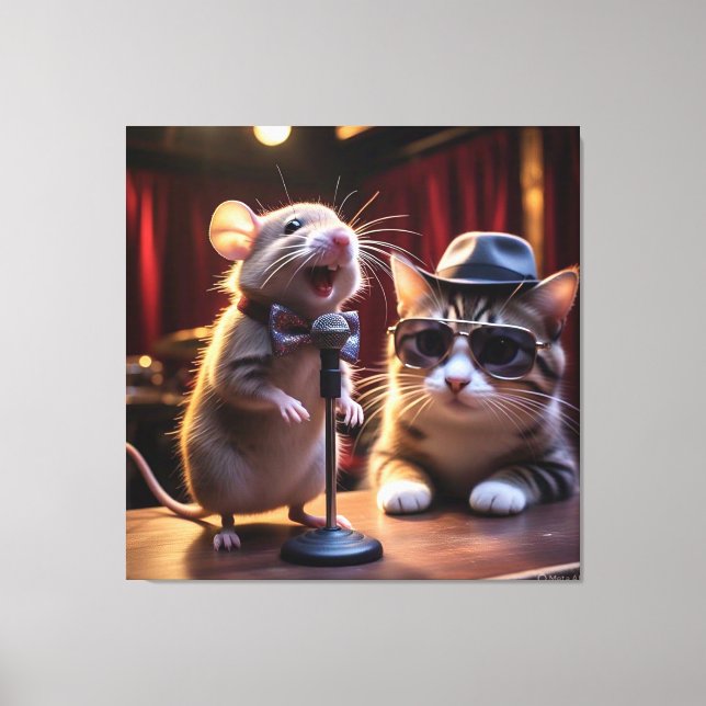 Colorful Digital 3D Canvas Art – Perfect Wall Déco (Front)