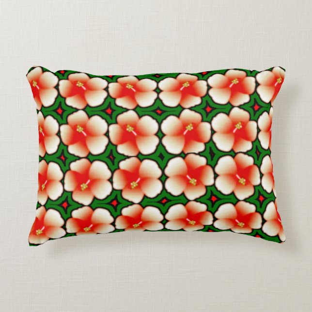 Colorful Digital 3D Design Brushed Polyester Fabri Accent Pillow (Front)