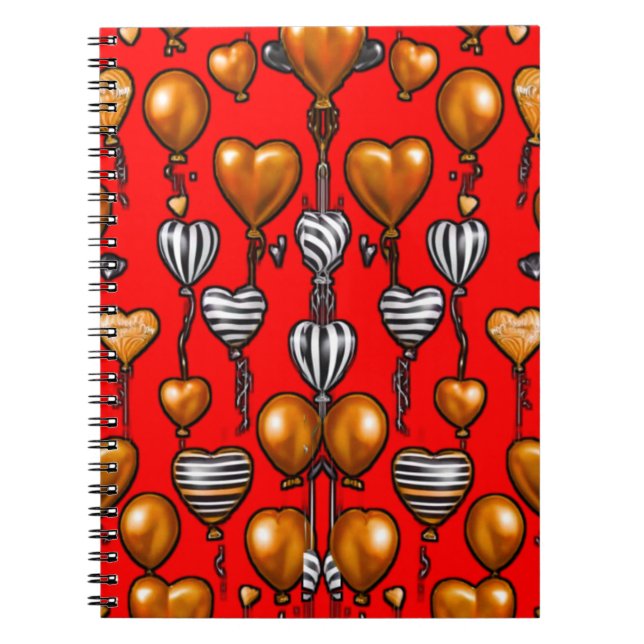 Colorful Digital 3D Design Classic Notebook – Perf (Front)
