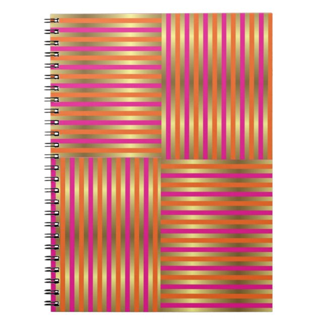 Colorful Digital 3D Design Classic Notebook – Perf (Front)
