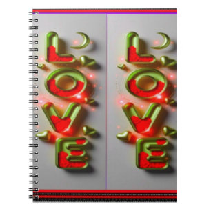Colorful Digital 3D Design Classic Notebook – Perf