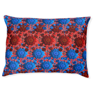 Colorful Digital 3D Design Large Indoor Dog Bed –