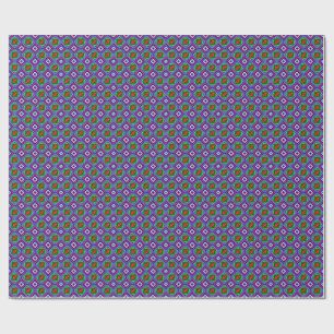 Colorful Digital 3D Design Matte Wrapping Paper –