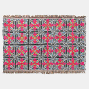 Colorful Digital 3D Design Throw Blanket – Perfect