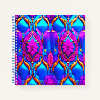 Colorful Digital 3D Spiral Notebook – Perfect Size