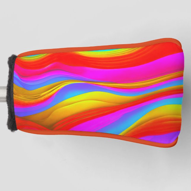 Colorful Digital Art Putter Cover – Perfect Fit &  (Front)