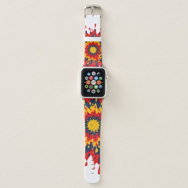 Colorful Digital artwork Apple Watch Band (Front)