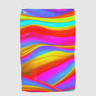 Colorful Digital Design Golf Towel – Perfect Size