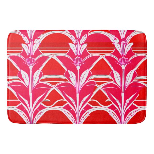 Colorful Digital Design Large Bath Mat – Perfect S (Front)