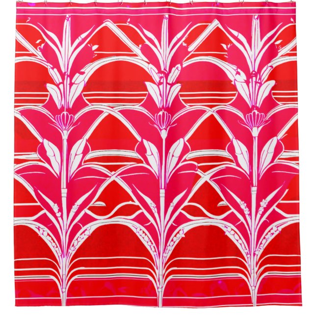 Colorful Digital Design Shower Curtain – Perfect S (Front)