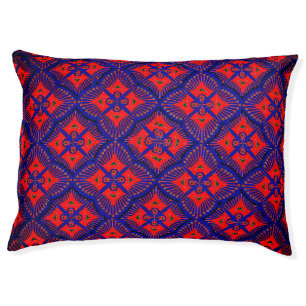 Colorful Digital Dog Bed – Large Size Comfort   In