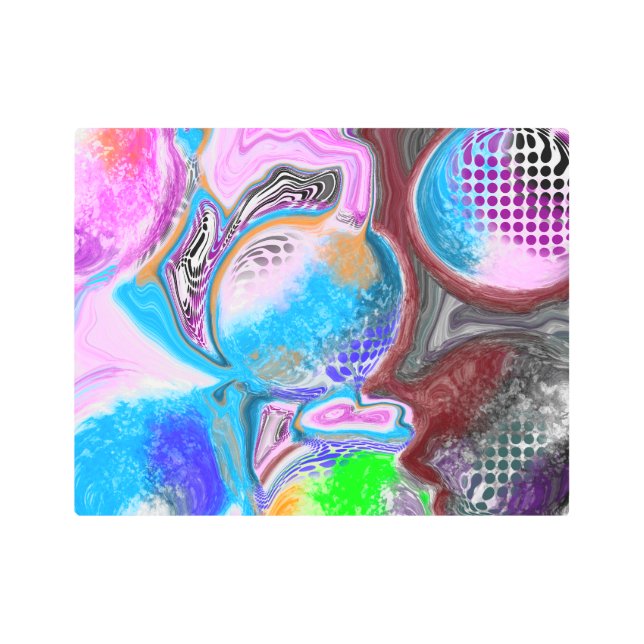 Colorful Digital Modern Abstract Art (Front)